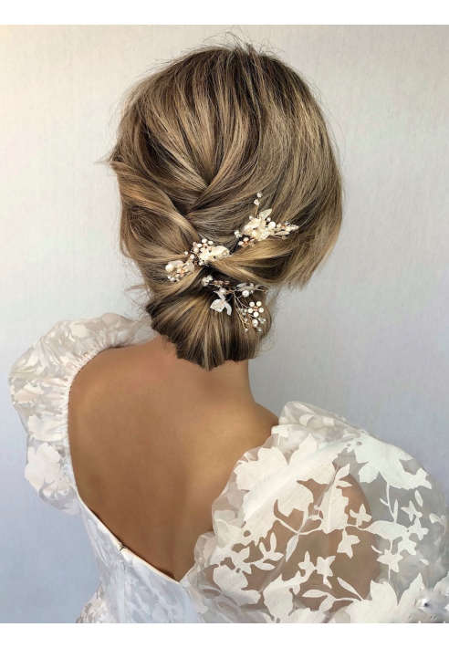 Sally Jane Bridal Ilja Szpilki do włosów Srebrny ()