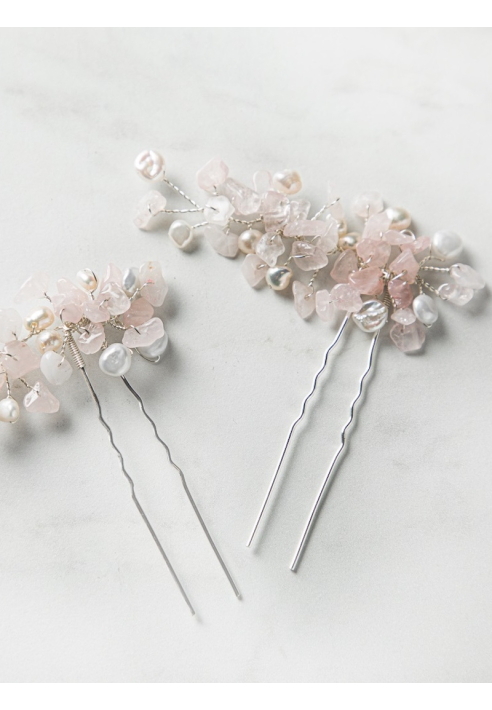 Sally Jane Bridal Natalie Spinki Srebrne