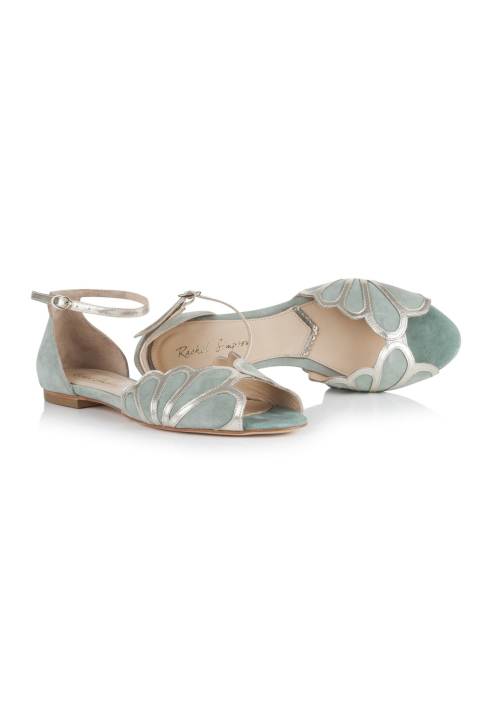 Rachel Simpson buty ślubne Willow miętowe
