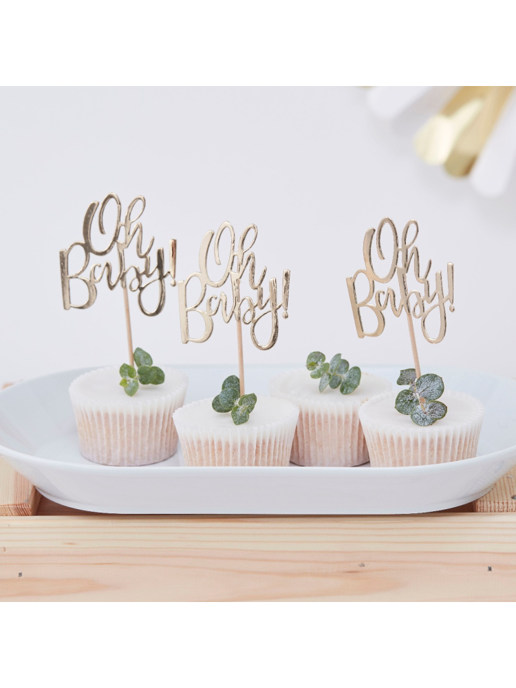 Nakładki na babeczki Ginger Ray OB-105 Oh Baby main product photo