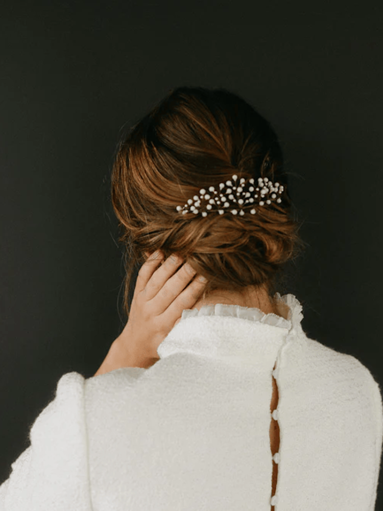 Lizeron Abel Grzebień do włosów Biały main product photo