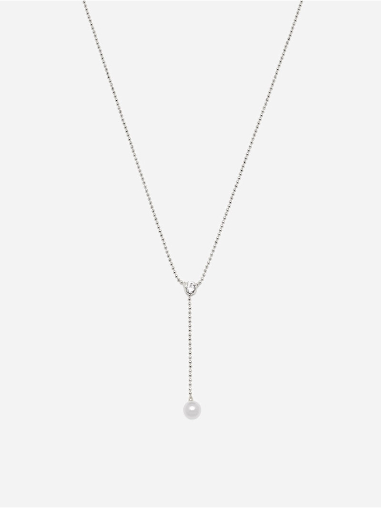 Naszyjnik z pereł Abrazi Lovey srebrny main product photo