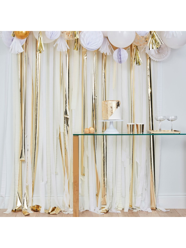 Ginger Ray MIX-188 Mix It Up Złote metaliczne tło main product photo