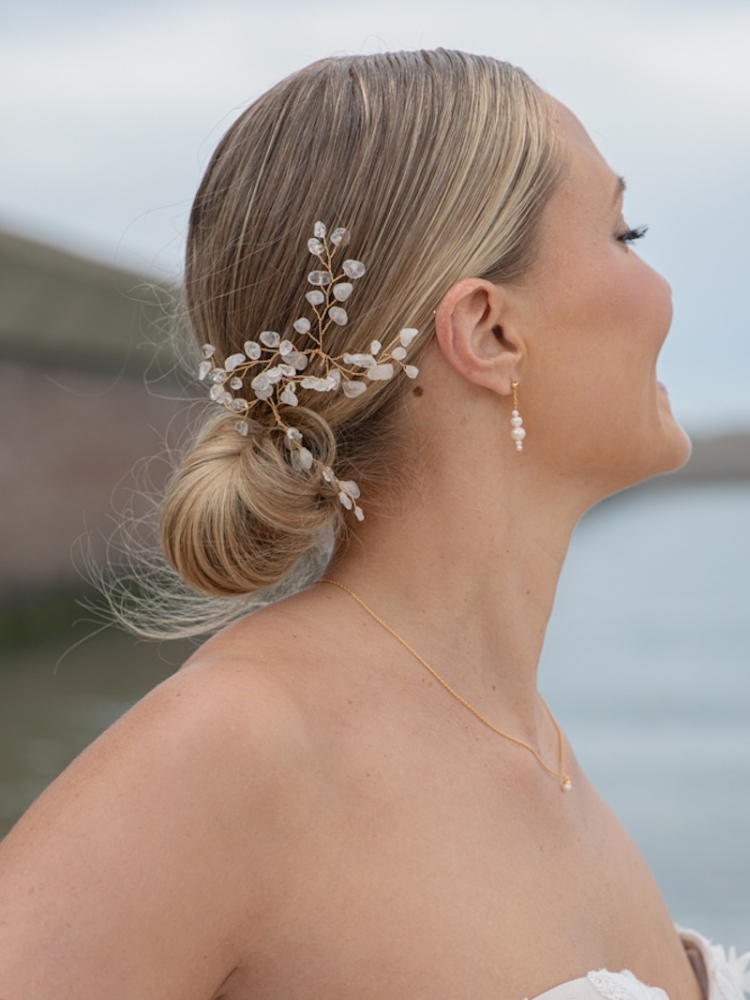 Sally Jane Bridal Lotis Szpilki do Włosów Złoto Przezroczyste main product photo