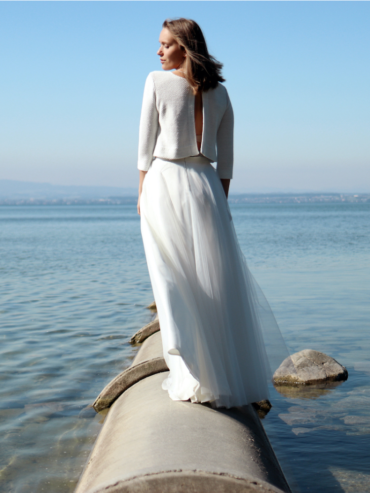 Forever & Eva P5310S Żakiet ślubny srebrny main product photo