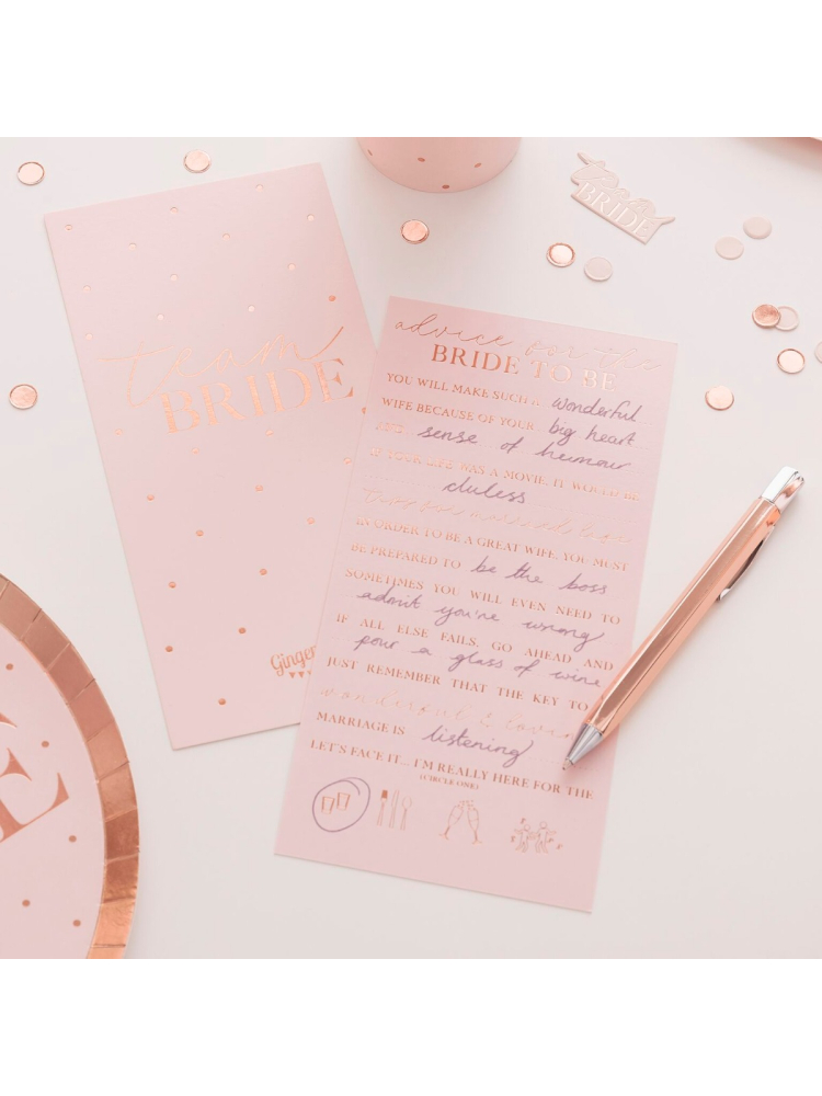 Karty konsultacyjne Ginger Ray HN-835 Blush Hen main product photo